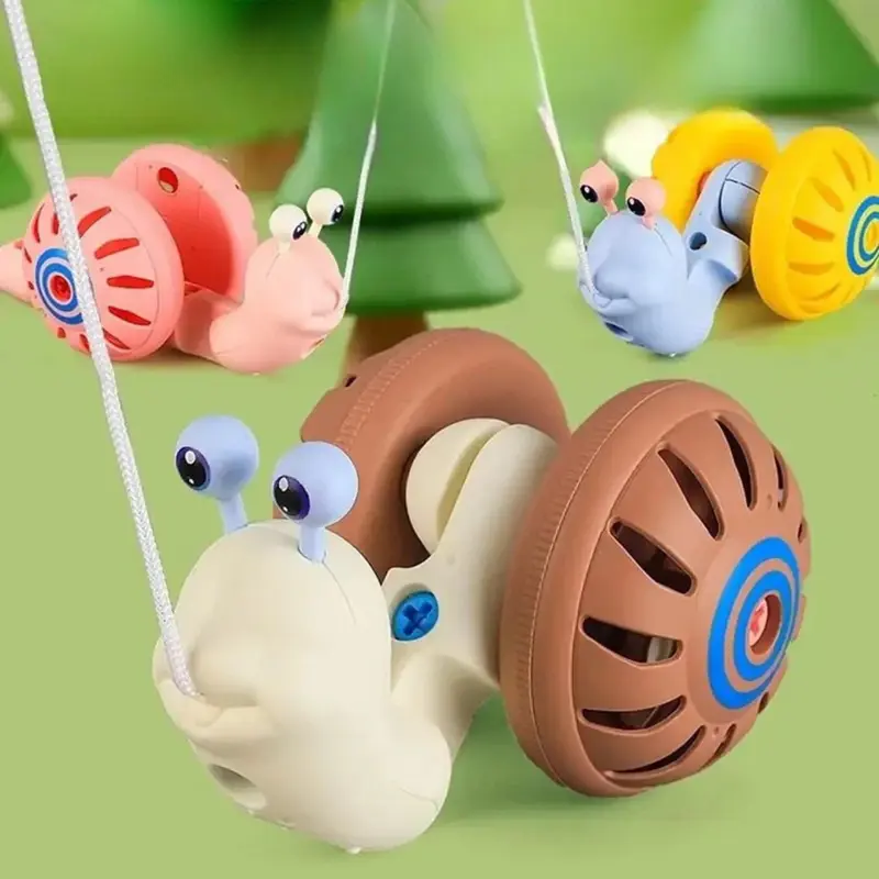 Snail Toy - Snegler på farten - Leke med tau