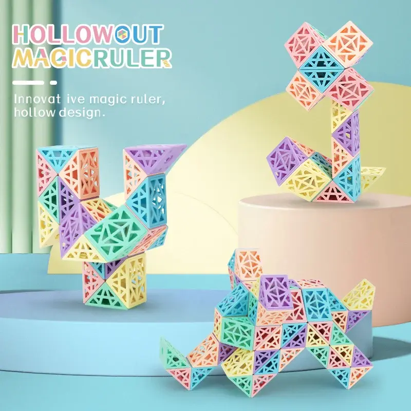 Snake Cube Set - Bygg, snu og utforsk - Byggeklosser