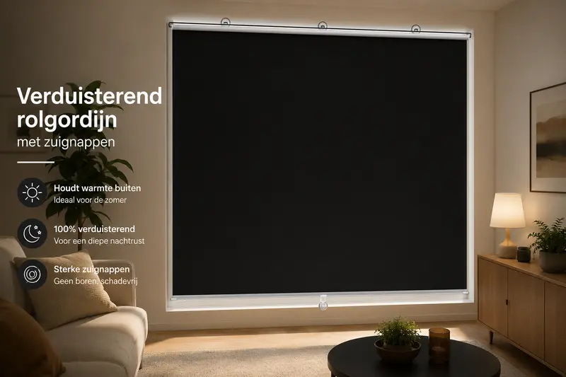 SnapShade™ | Verduisterende Rolgordijnen Zonder Boren