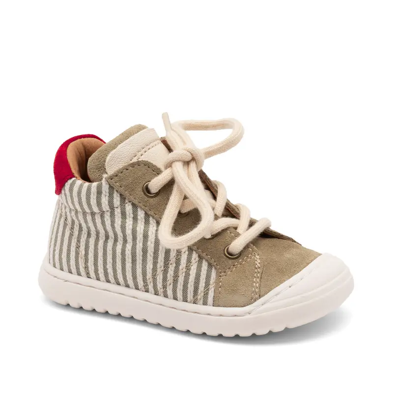Sneaker Thor Z - Eerste stapjes - Sage Stripes/Groen - Bisgaard
