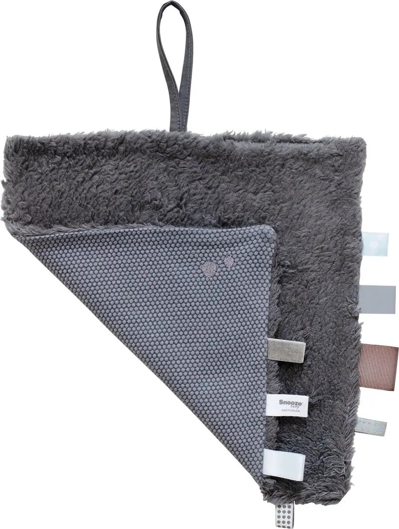 Snoozebaby - Sweet Dreaming Knuffeldoekje Storm Grey