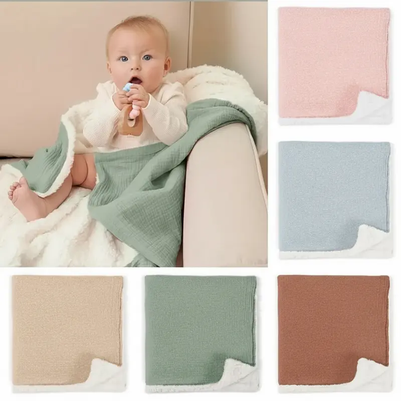 SnuggleBear – Premium tykk og myk babyteppe