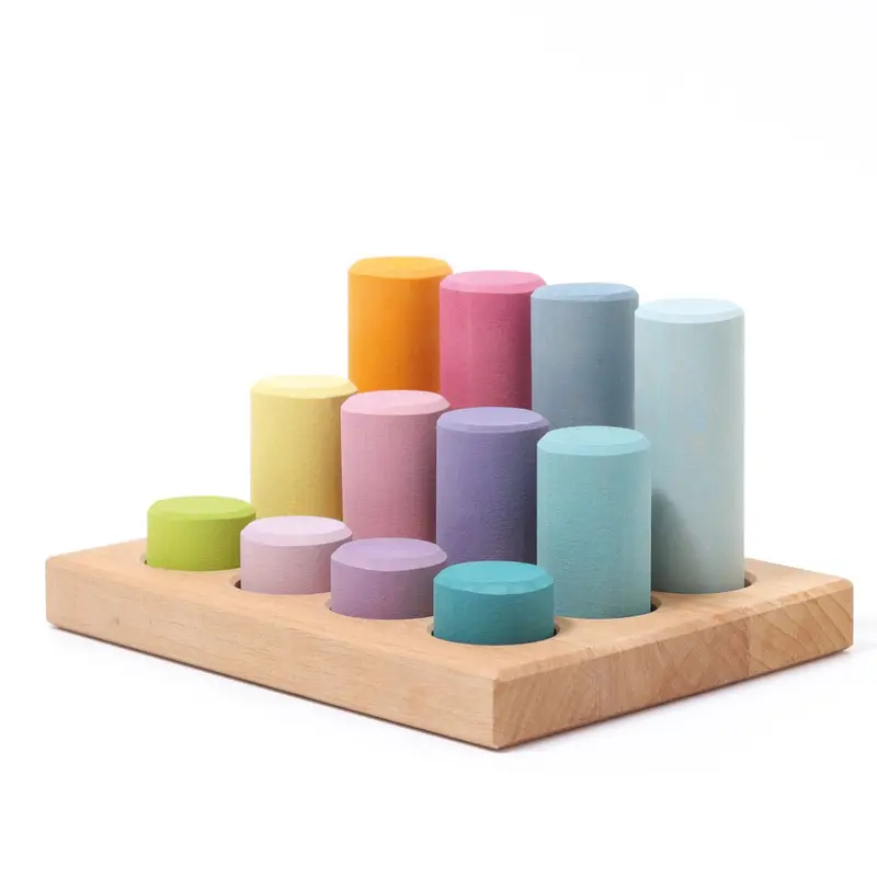 Sorteerbord Met Rollers Pastel | Grimms