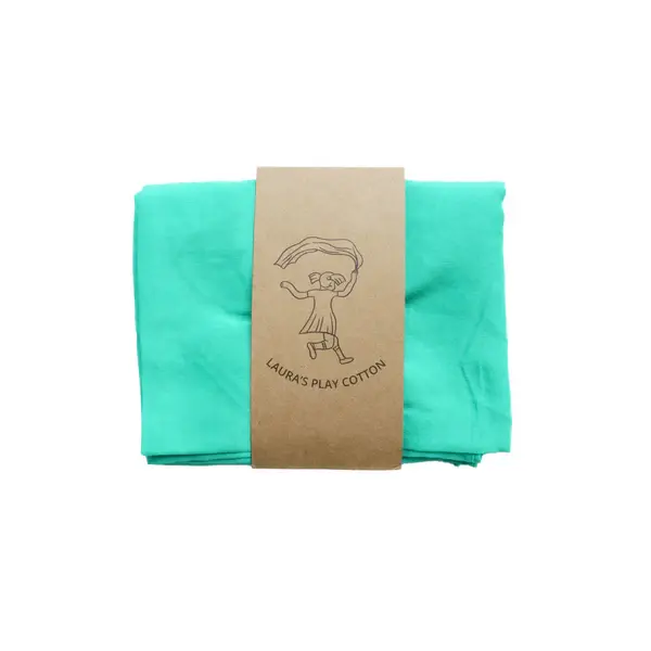 Speeldoek Groen 90 x 90 cm | Laura's Play Cotton