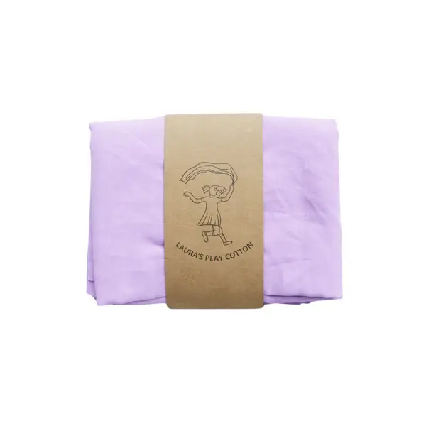 Speeldoek Lila 90 x 90 cm | Laura's Play Cotton