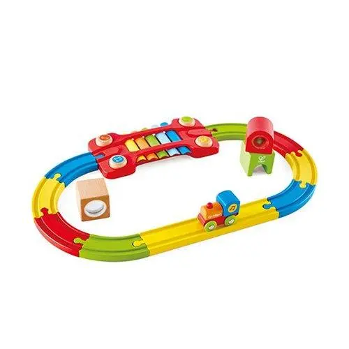 Speelgoedtrein kleurrijk treinset met xylofoon