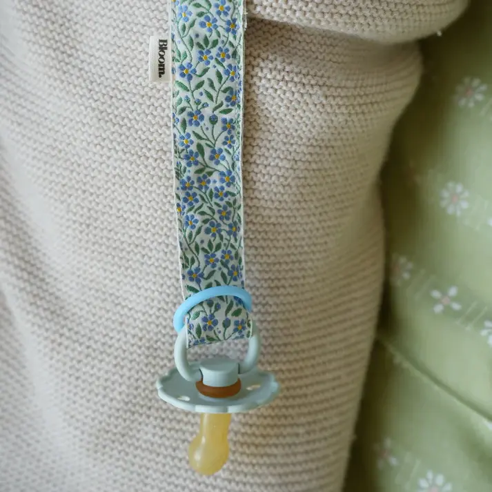 Speenkoord Biarritz - Handgemaakt - Baby Bloom Clips