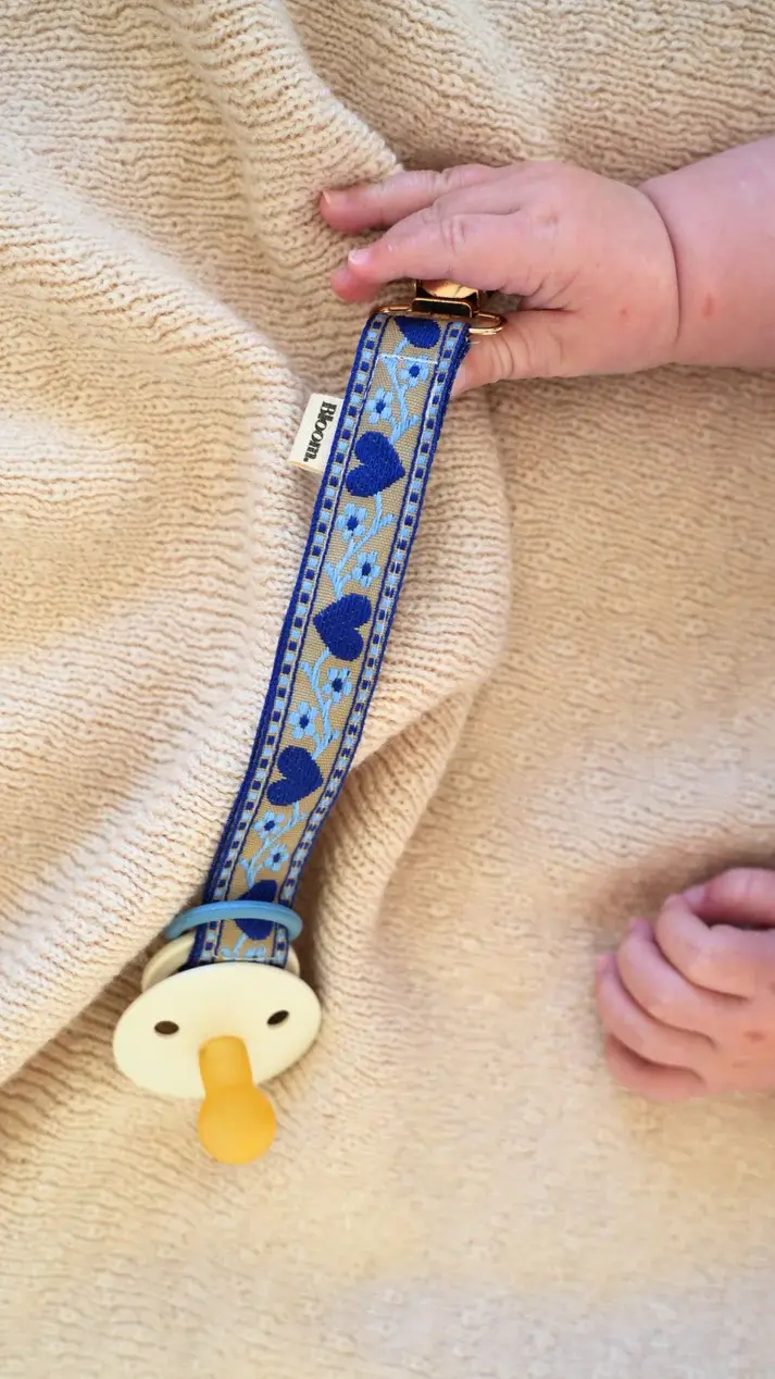 Speenkoord Dublin - Handgemaakt - Baby Bloom Clips