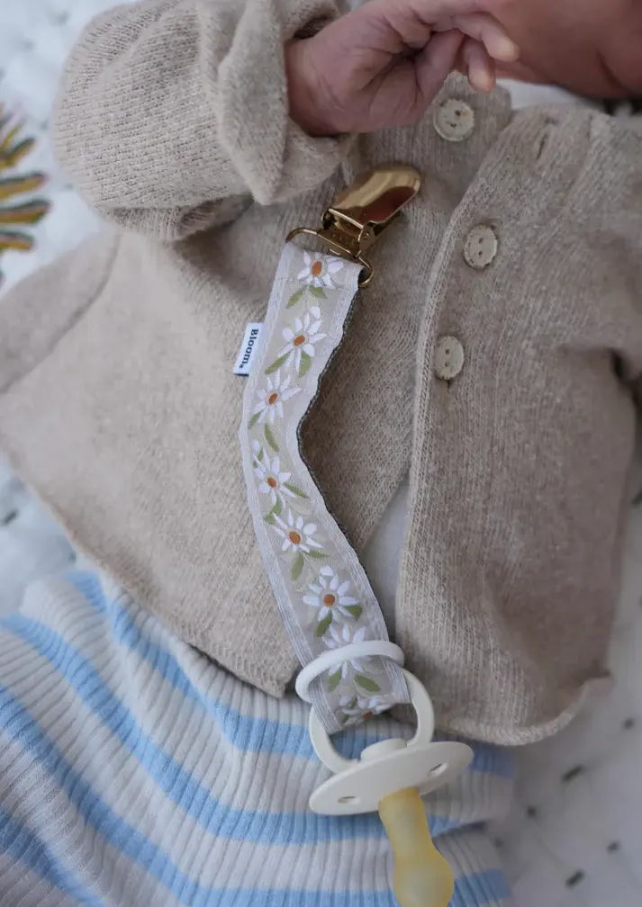 Speenkoord Nice - Handgemaakt - Baby Bloom Clips