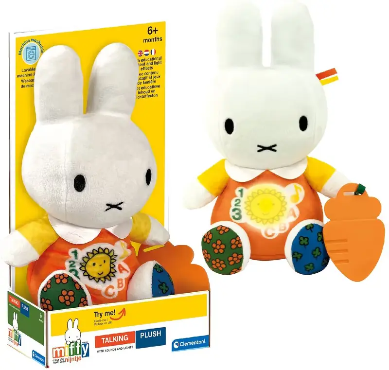 Sprekende Nijntje Knuffel - 25cm - Leren & knuffelen
