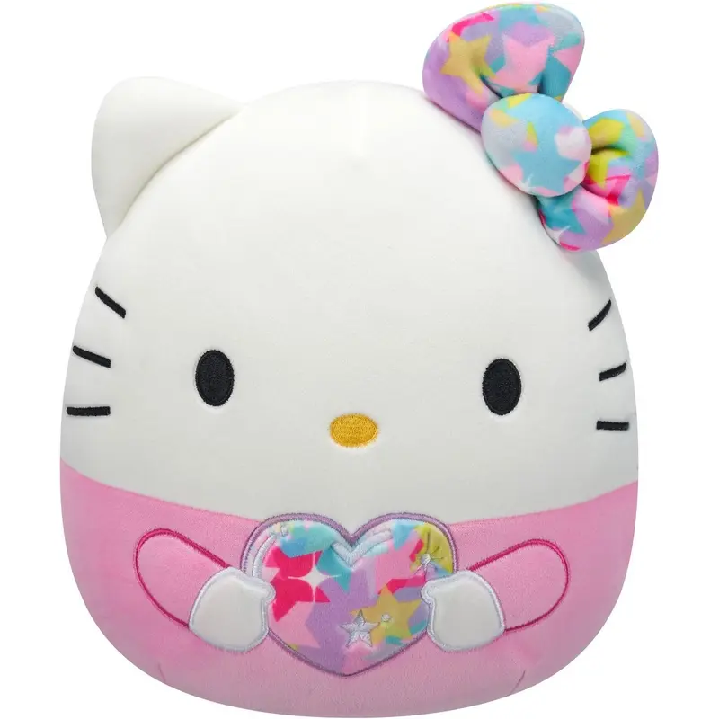 Squishmallows Hello Kitty Knuffel met Hart 25 cm