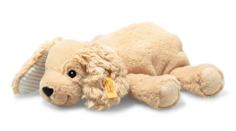 Steiff knuffel hondje floppy Lumpi 20 cm lichtbruin