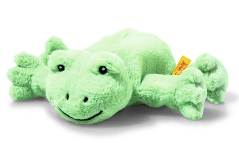 Steiff knuffel kikker floppy Cappy 20 cm lichtgroen