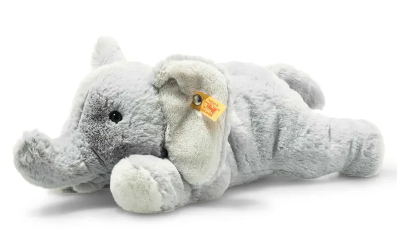Steiff knuffel olifant Elna 28 cm lichtgrijs