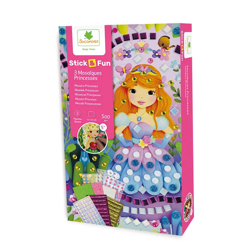 Stick en Fun Mozaïek Prinsessen | Sycomore