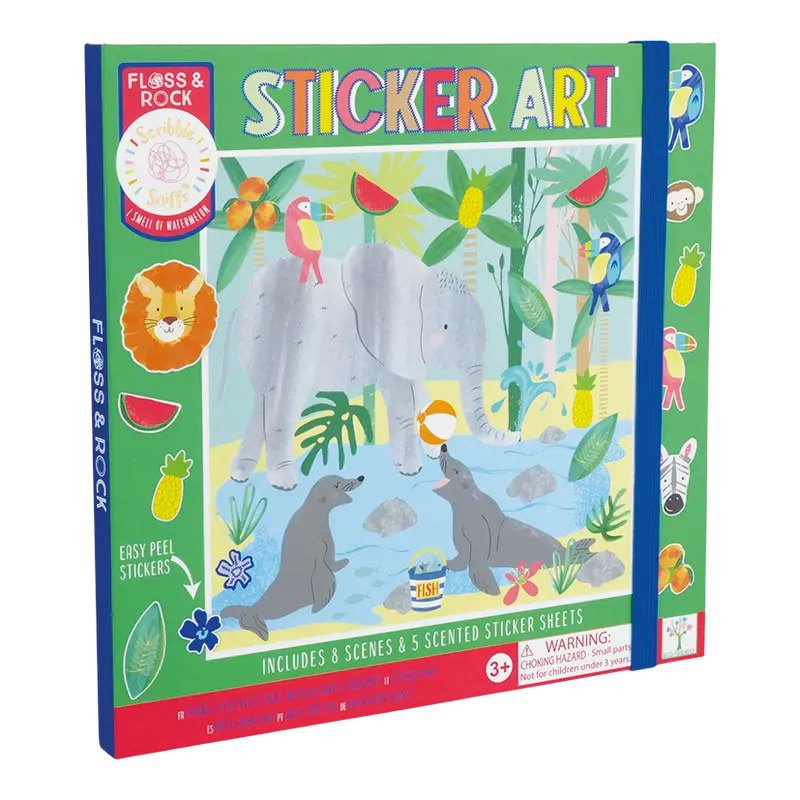 Sticker Art Jungle | Floss & Rock