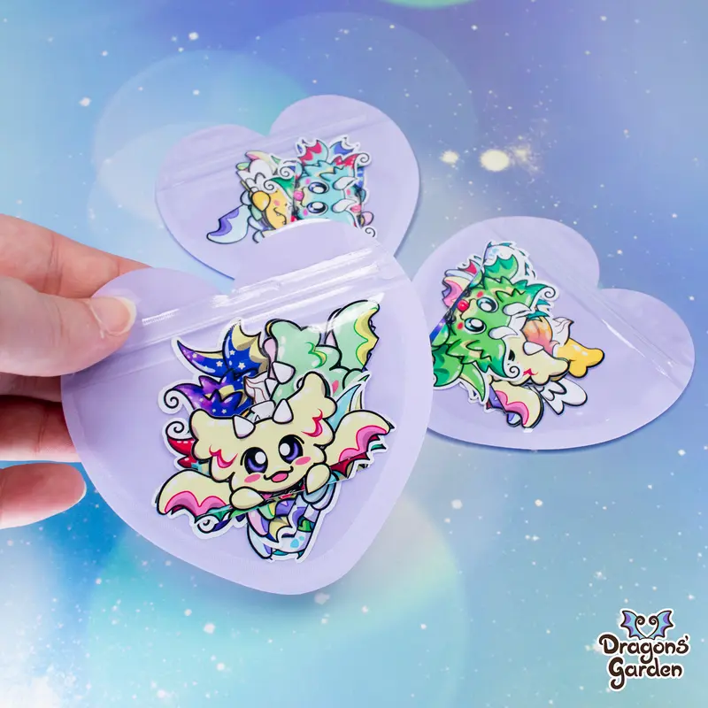 Sticker Pack | Cute Peeker Dragon Stickers