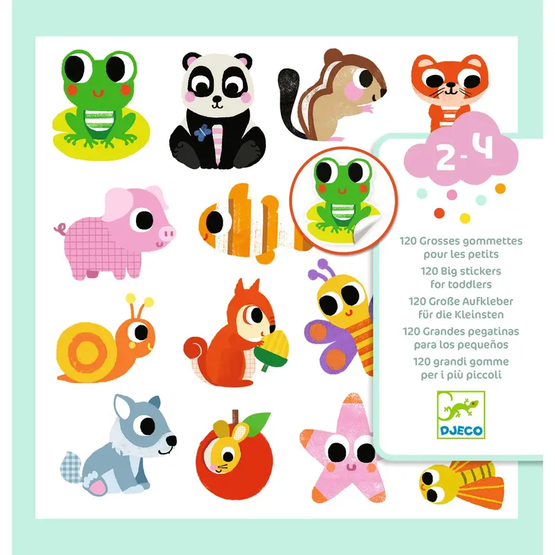Stickers Jonge Dieren | Djeco