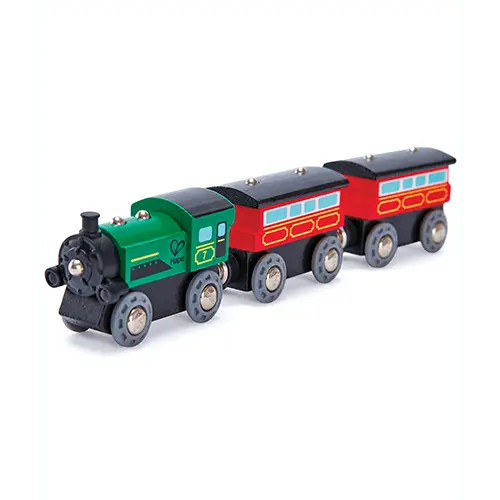 Stoomlocomotief passagierstrein