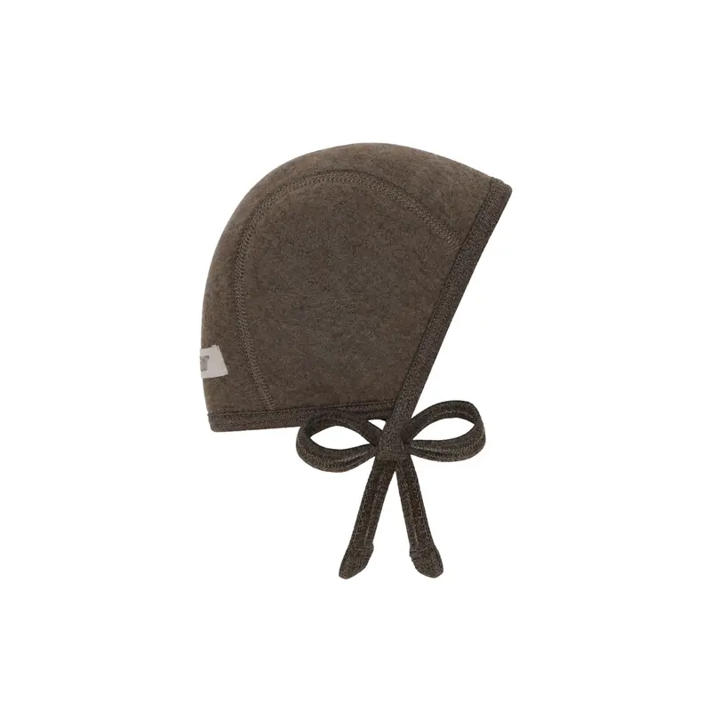 Strikmutsje/Bonnet - 100% Merino wol fleece - HUTTEliHUT