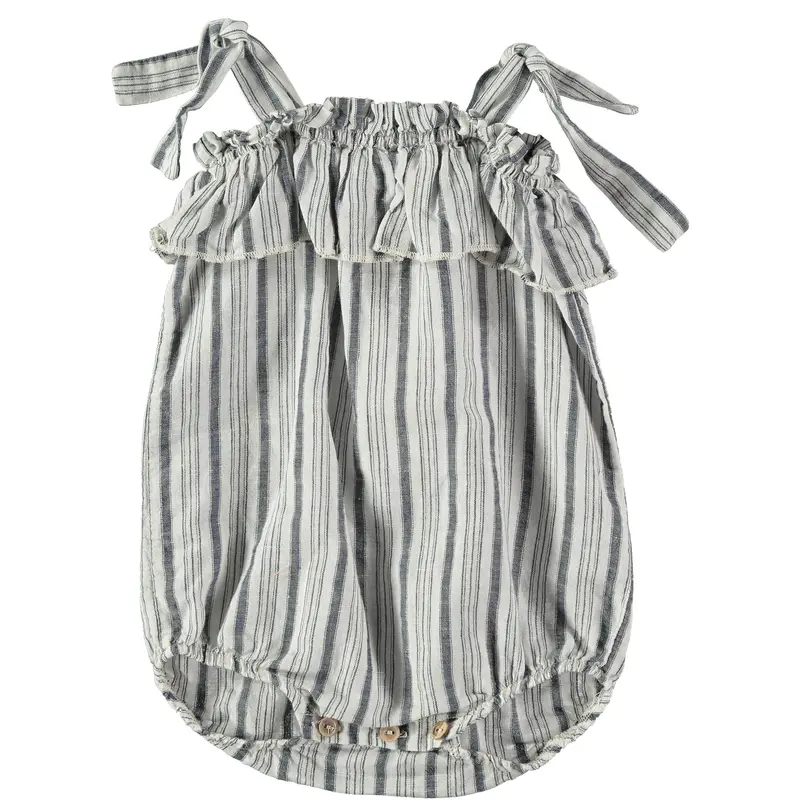 Stripes romper ecru Dear Mini