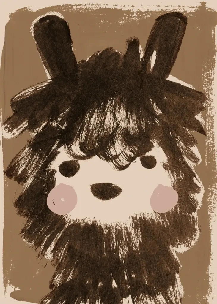 Studio loco poster alpaca 50 x 70 cm