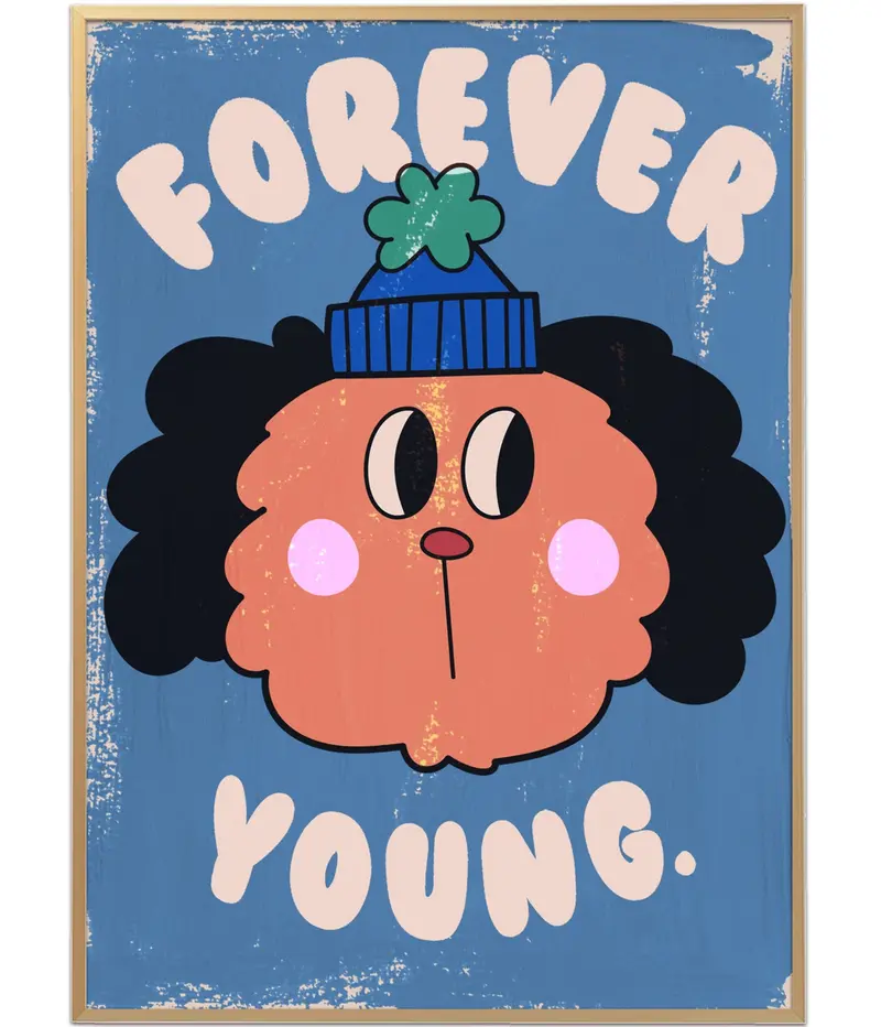 Studio loco poster Forever Young 50 x 70 cm