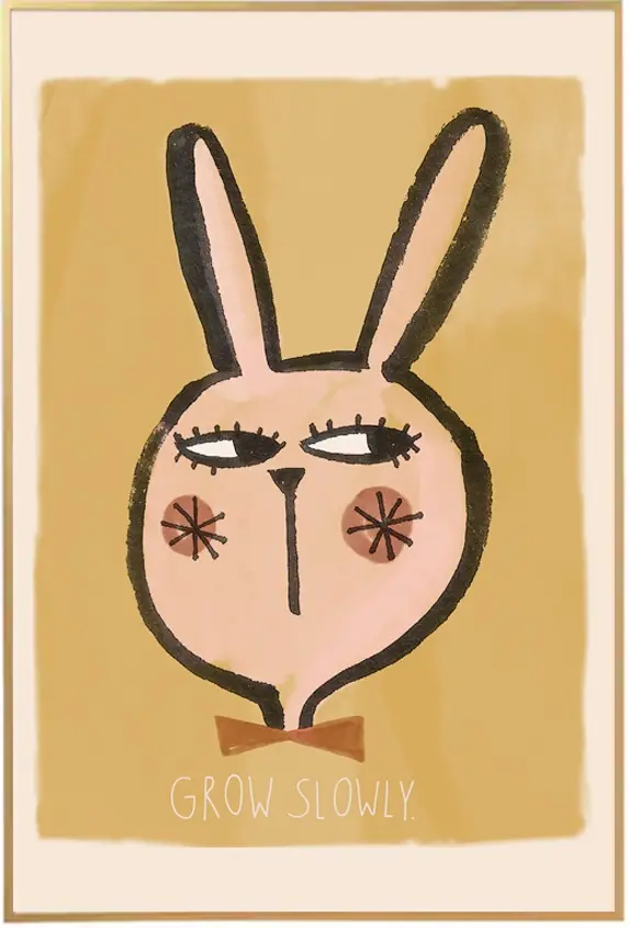 Studio loco poster Grow Slowy 50 x 70 cm