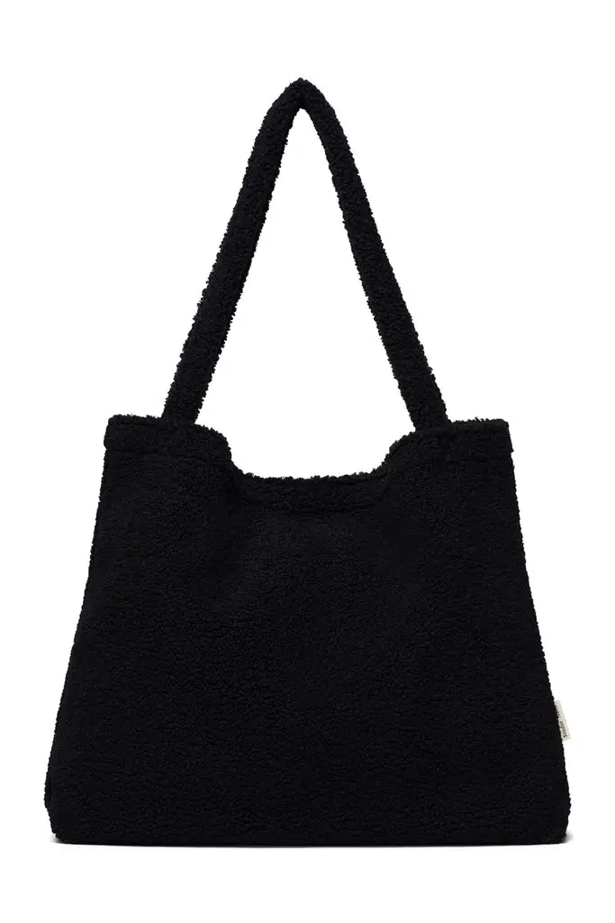 Studio Noos Chunky teddy mom-bag zwart
