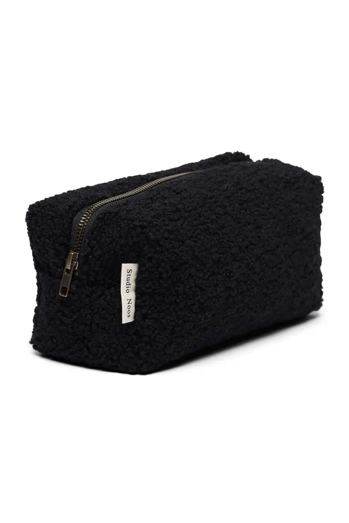 Studio Noos chunky teddy toilettas zwart