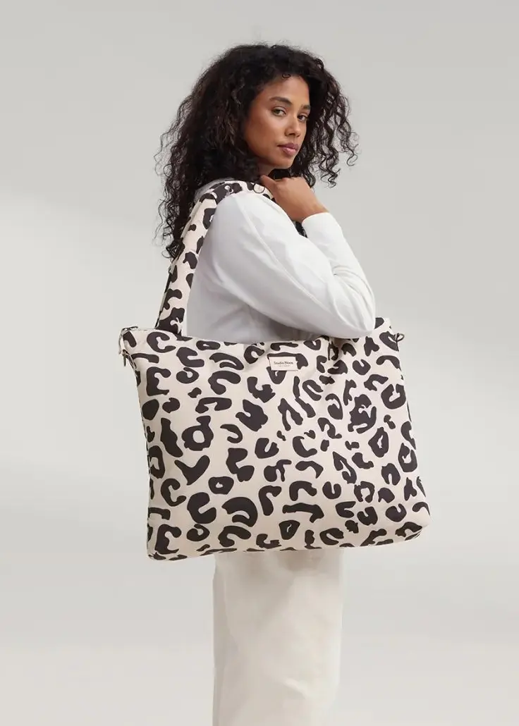 Studio Noos puffy diaper bag Holy Cow