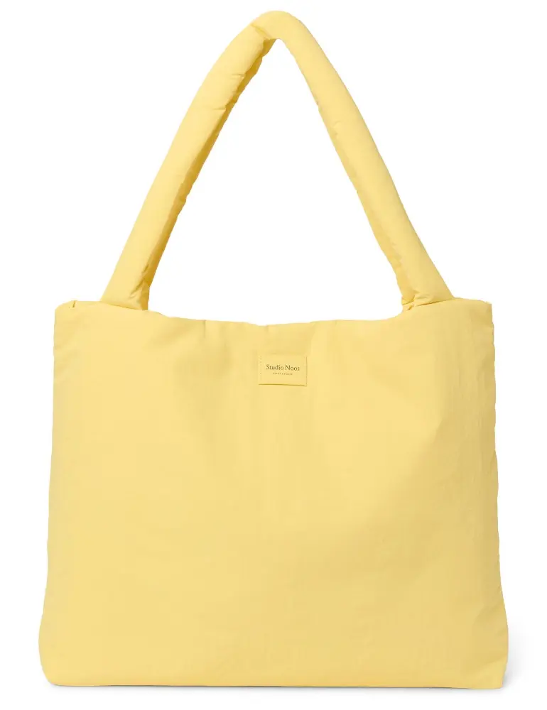 Studio Noos puffy mom bag butter yellow