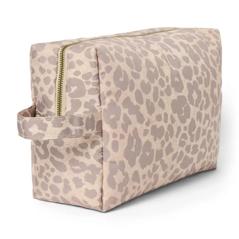 Studio Noos puffy toilettas beige leopard