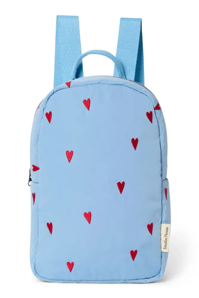 Studio Noos rugzak mini blue hearts