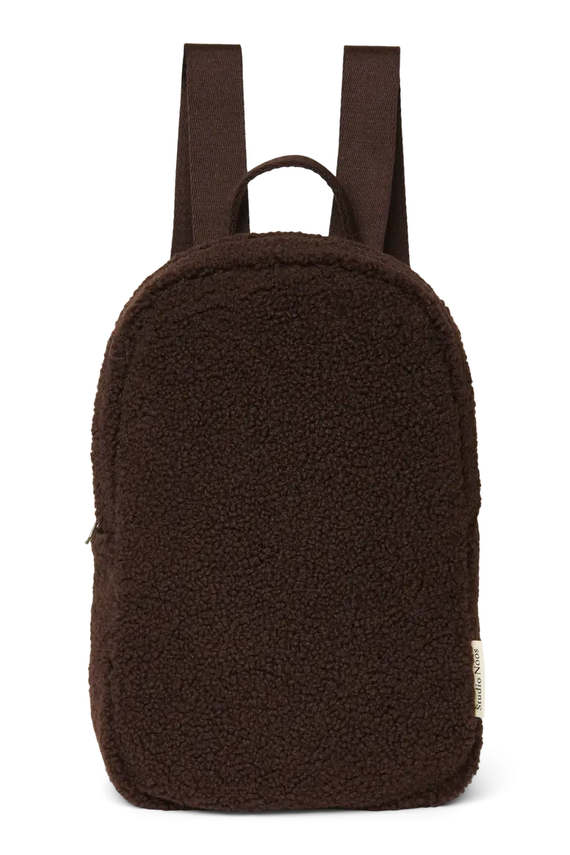 Studio Noos rugzak mini teddy chocolate brown