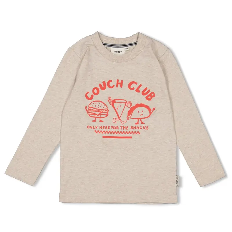 Sturdy Longsleeve Offwhite melange - Couch Club