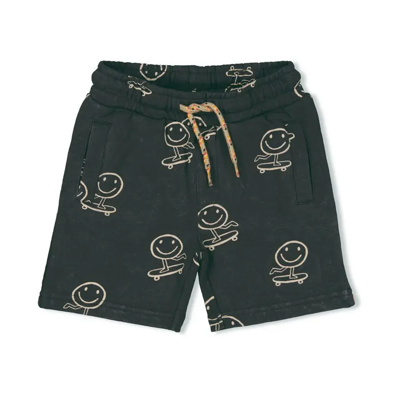 Sturdy Short AOP Antraciet - Checkmate