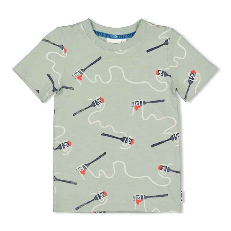 Sturdy T-shirt AOP Mint - The Good Life