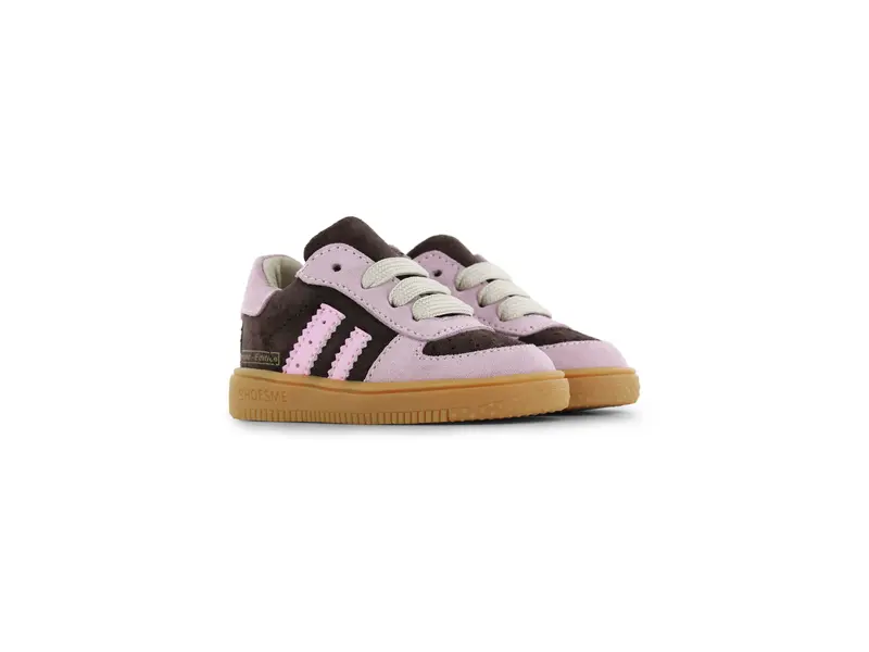Suède babysneaker ExtremeFlex® – Pink/Brown – Shoesme