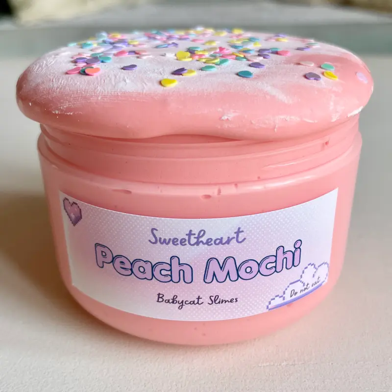 Sweetheart Peach Mochi - Butter Slime