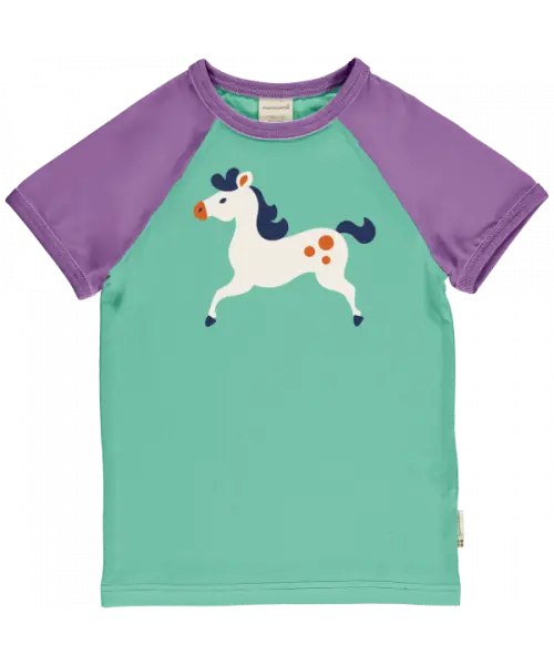 T-shirt / Top Raglan SS Horse - Maxomorra