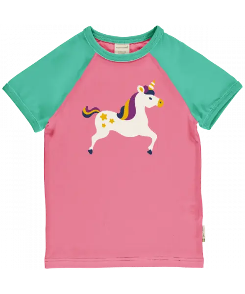 T-shirt / Top Raglan SS Unicorn - Maxomorra