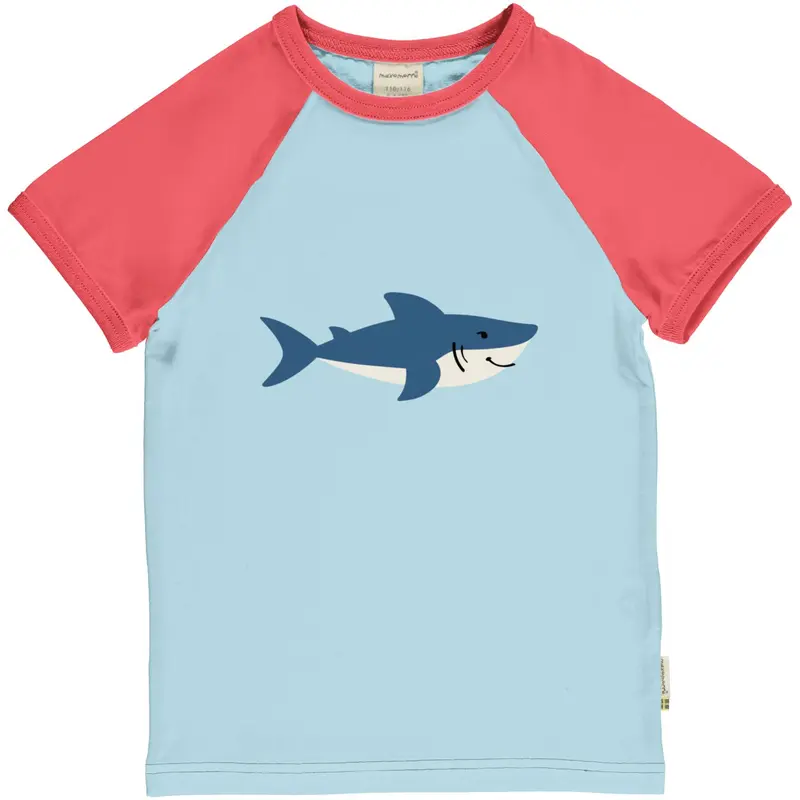 T-shirt / Top SS Raglan Shark - Maxomorra