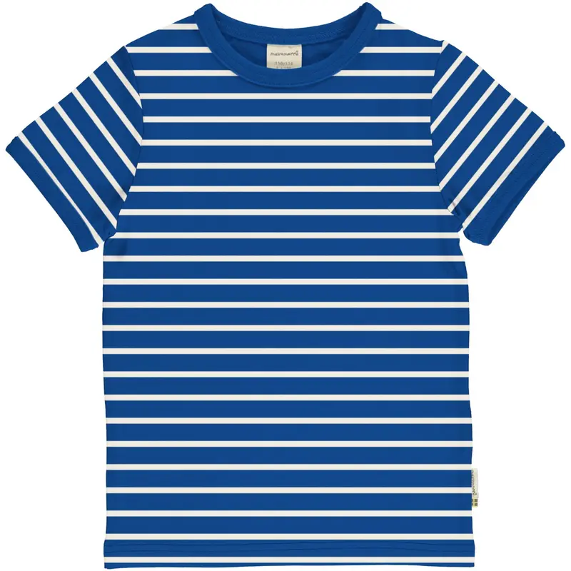 T-shirt / Top SS Stripes Blue - Maxomorra