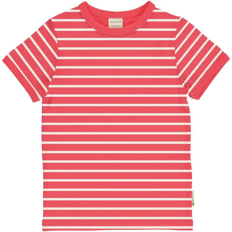 T-shirt / Top SS Stripes Red - Maxomorra
