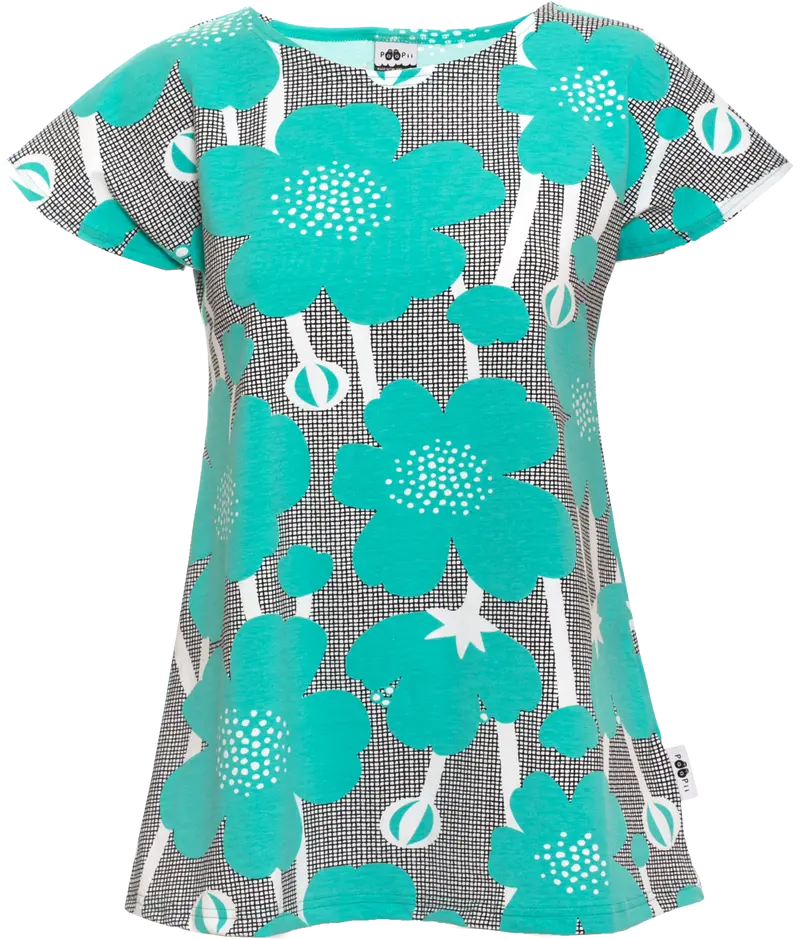 T-Shirt VUONO Buttercup Turquoise S-XXXL - Paapii Design