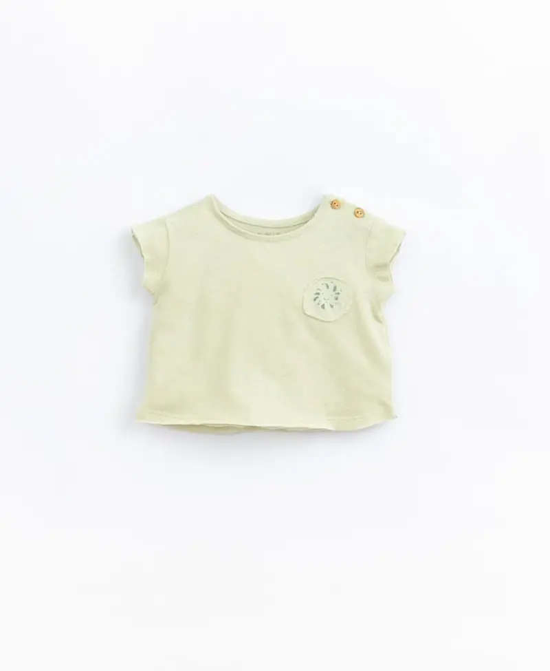 T-shirt with In-set Detail on Bodice