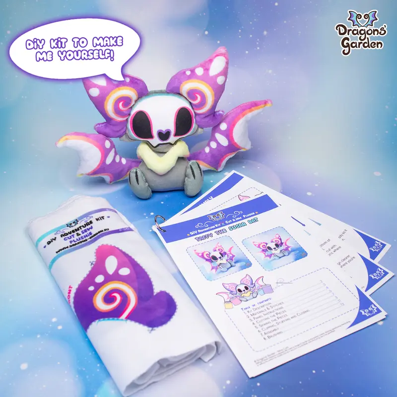 Taffy the Sugar Bat | Cut & Sew DIY Kit