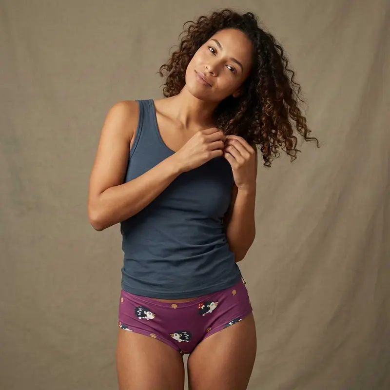 Tanktop Woman Solid Blue - Maxomorra
