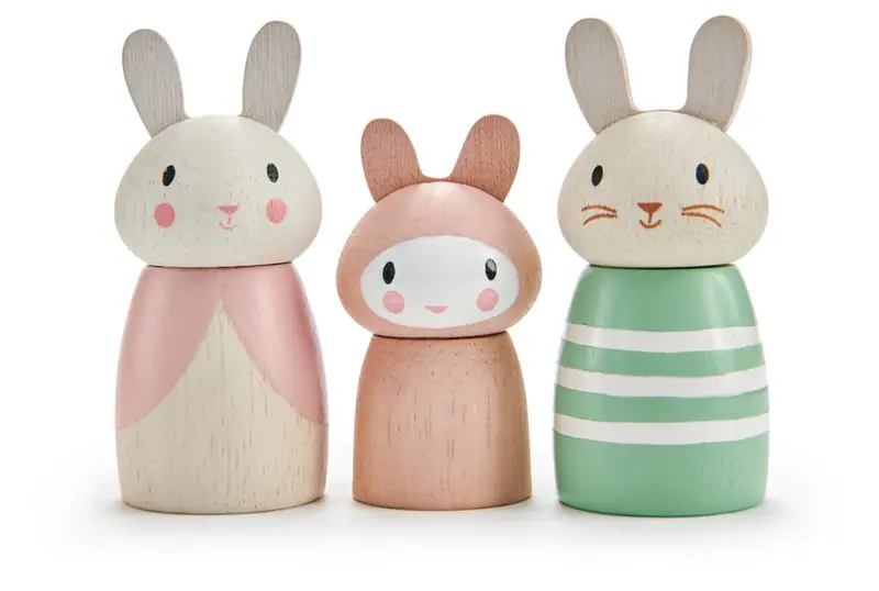 Tender Leaf Toys Familie Konijn 3jr+